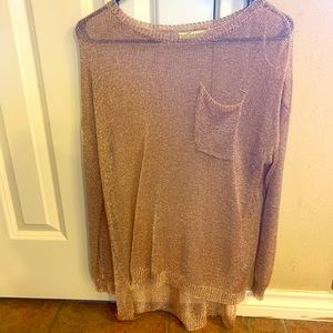 Gold special occasion sweater